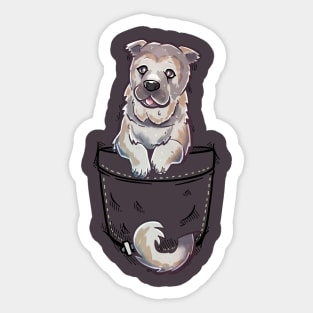 Pocket Cute Sarabi Mastiff Dog Sticker